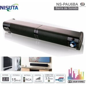 PARLANTE 2.0  6W RMS  NS-PAU6BA NISUTA - Imagen 1