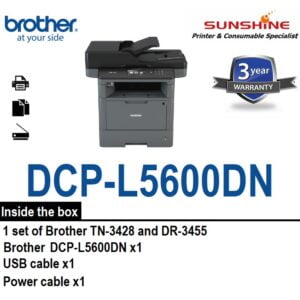 IMPRESORA MULTIFUNCION BROTHER LASER  DCP-L5600DN USB - Imagen 1
