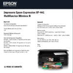 IMPRESORA MULTIFUNCION EPSON EXPRESSION XP-441 WIFI TACTIL