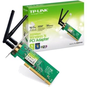 PLACA PCI WIFI 300MBPS 2 ANTENAS 2DBI DESMONTABLES TL-WN851ND TP-LINK - Imagen 1