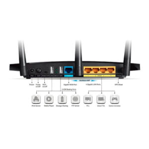 ROUTER 4P TP-LINK ARCHER C7 AC1750 DUAL BAND - Imagen 2