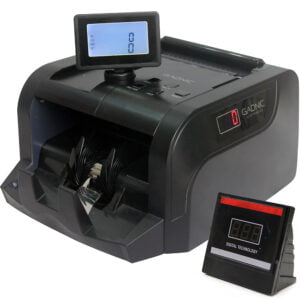 CONTADORA DE BILLETES GADNIC PORTABLE DOBLE DISPLAY DETECTOR FALSOS - Imagen 1