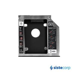 CADDY PARA DISCOS SATA 2.5 PARA WINDOWS 12.7MM NISUTA (NS-CADW12) - Imagen 1