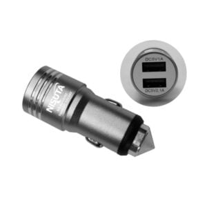 CARGADOR CELULAR 12/24V AUTO DOBLE A USB 12/24 V A 5V 2.1A 2 USB  NISUTA - Imagen 1