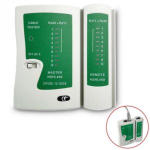 TESTER DE RED Y TELEFONO RJ11/RJ45 NETMAK NM-R05 - Imagen 1