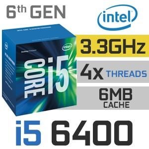 PROCESADOR INTEL CORE I5-6400 S1151 OEM SIN FAN - Imagen 2