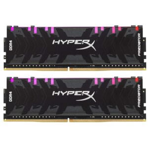 MEMORIA KINGSTON HYPERX DDR4 X2 16GB 3200 C16 PREDATOR RGB (HX432C16PB3AK2/) - Imagen 1