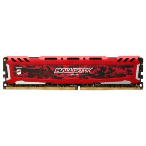 MEMORIA PC BALLISTIX SPORT LT RED 8GB DDR4-3000 UDIMM (BLS8G4D30AESEK) - Imagen 1