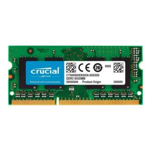 MEMORIA SODIMM DDR3L 4GB 1600MHZ 1.35V CRUCIAL (CT51264BF160B) - Imagen 1