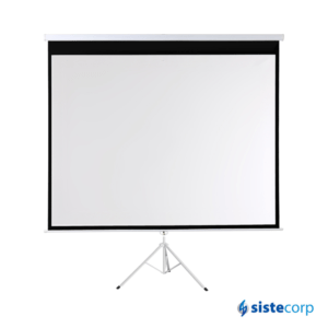 PANTALLA PARA PROYECTOR 120 PULG. MANUAL CON TRIPODE GADNIC - Imagen 2
