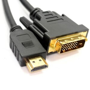 CABLE HDMI A DVI-D  M A M  3MTS  BAÑADO EN ORO  FILTRO INDUCTIVO  BULK NISUTA NS-CADVHD3 - Imagen 2