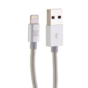CABLE LIGHTNING DE APPLE MFI GRIS(KAC-010GR) - Imagen 1