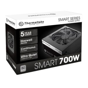 FUENTE 700W THERMALTAKE SMART 80 PLUS WHITE (SP-700AH2NKW) - Imagen 1