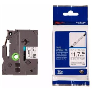 CINTA PARA ROTULADORA BROTHER TERMOCONTRAIBLE BLANCA 12MM 1.5MT