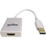 CONVERSOR USB 3.0 A HDMI MAH 1080P HDMI CON AUDIO NS-COUSHD3 NISUTA