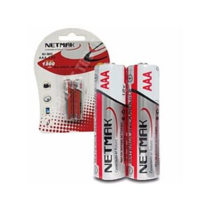PILA RECARGABLE AAA NI-MH 1300MAH BLISTER X 2  NM-AAA130 NETMAK(NM-AAA130) - Imagen 1