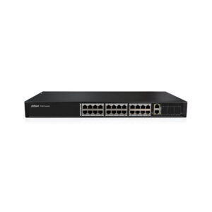 SWITCH 24X POE 370W + 2 GIGABIT MARCA DAHUA(PFS4026-24P-370) - Imagen 1