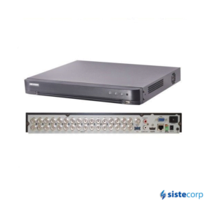 DVR 32CH IP HIKVISION PENTAHIBRIDO TURBO 4.0 H265+ 3MP DS-7232HQHI-K2 - Imagen 1