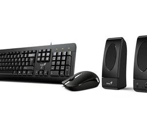 KIT TECLADO/MOUSE/PARLANTE E-VIEW 3302 BOX BROWN(KIT_3302) - Imagen 1