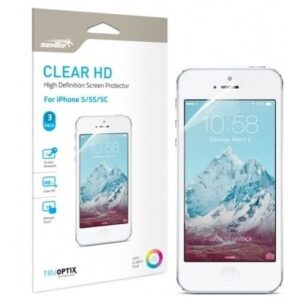 PROTECTOR IPHONE 5/5S/5C HD CLEAR BASIC PACK X3 (LS-14131) - Imagen 1