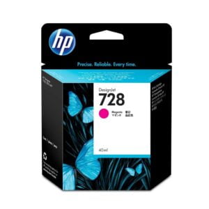 CARTUCHO HP 728 MAGENTA F9J62A 40ML P/T730/T830 - Imagen 1