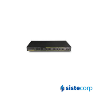 SWITCH CCTV ETHERNET 24 POE + 2 P 1xSFP 300W CYGNUS (CY-S1024-300) - Imagen 1