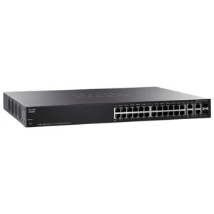 SWITCH 24P CISCO SF500-24MP 10/100 Max PoE+ Stack - Imagen 1