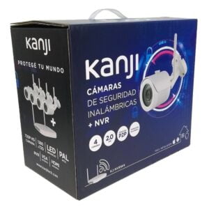 KIT DE CAMARAS DE SEGURIDAD WIFI KANJI NVR + 4 CAMARAS  (KJ-NVRW4) - Imagen 3