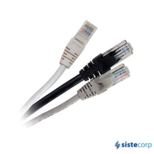 PATCHCORD/CABLE DE RED CAT.5E  0.9M FLEXIBLE CON CAPUCHON NISUTA (NS-CUTP1C) - Imagen 1