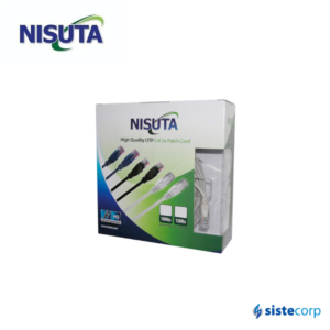 PATCHCORD/CABLE DE RED CAT.6 10M FLEXIBLE CON CAPUCHON NS-CUT610 NISUTA (NS-CUT610) - Imagen 2