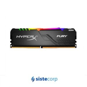 MEMORIA PC HYPERX DDR4 8GB 3000MHZ CL15 FURY RGB KINGSTON (HX430C15FB3A/8) - Imagen 1