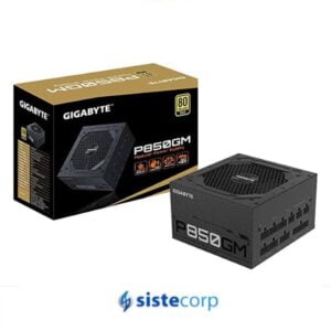 FUENTE 850W GIGABYTE 80 PLUS GOLD P850GM FAN 12CM (GP-P850GM) - Imagen 1