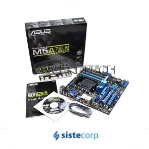 PLACA MADRE ASUS AM3+ M5A78L-M/USB3 BOX M-ATX 2PCI DVI/HDM - Imagen 1