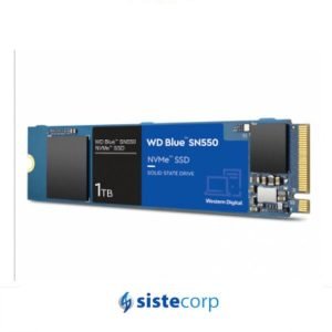 DISCO SOLIDO SSD 1 TERA BLUE SN550 NVME M.2 PCIE GEN 3 WESTERN DIGITAL (WDS100T2B0C) - Imagen 1