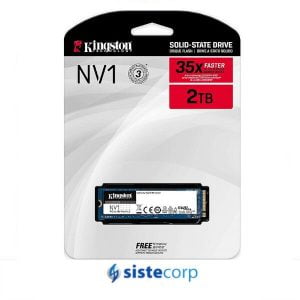 DISCO SOLIDO SSD M.2 NVME 2TB KINGSTON NV1 (SNVS/2000G) - Imagen 1