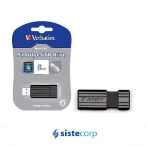 PENDRIVE 8GB VERBATIM PINSTRIPE 49062 - Imagen 1