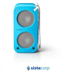 PARLANTE PORTATIL PHILIPS BLUETOOTH 10W AZUL - Imagen 1