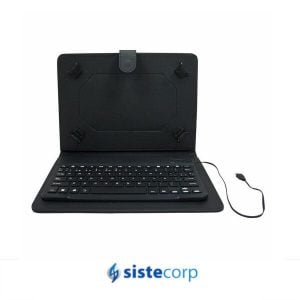 FUNDA CX C/TECLADO P/ TABLET 8` MICRO USB - Imagen 1