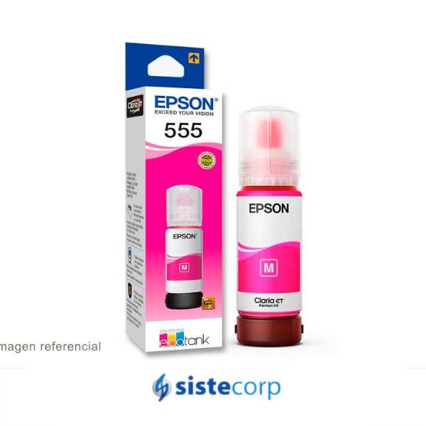 BOTELLA EPSON T555320-AL MAGENTA P/L8160/L8180 (T555320-AL)