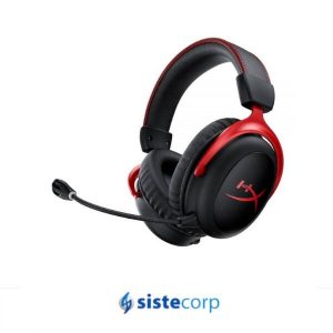 AURICULAR HYPERX GAMING CLOUD II WIRELLESS HYPERX (HHSC2X-BA-RD/G) - Imagen 1