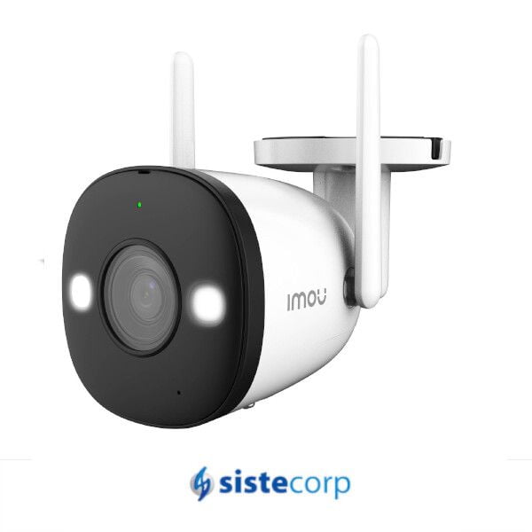 CAMARA BULLET IP Wi-Fi 2Mpx H.265+ FULL COLOR VIGILANCIA ACTIVA (luz) MIC INTEGRADO (IPC-F22FP-0280B)