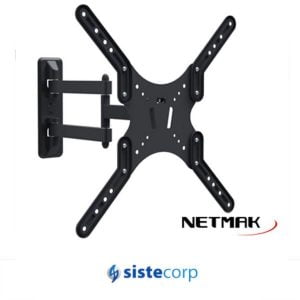 SOPORTE EXTENSIBLE PARED LCD 23` A 55` MAX 30KG NM-ST06 NETMAK - Imagen 1