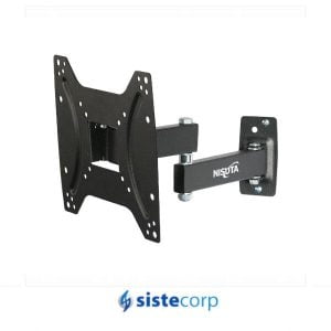 SOPORTE EXTENSIBLE PARED LCD - 17` A 42` - MAX 25KG - INCLINACION: -12º A +5º - GIRO 90º - EXTENSION 68 A 346MM - MAX VESA 200X200MM - NS-SOTV42D - NISUTA - Imagen 1
