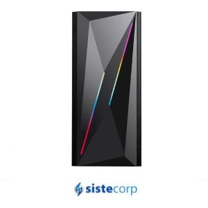 GABINETE GAMING E-VIEW CON FUENTE 650W 80 PLUS (ATX650W) - Imagen 1