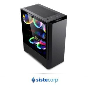 GABINETE GAMING E-VIEW CON FUENTE 550W 80 PLUS (ATX550W) - Imagen 2
