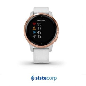 SMARTWATCH GARMIN VIVOACTIVE 4S, GPS, WIFI, WHITE/ROSE GOLD, WW (010-02172-22) - Imagen 1