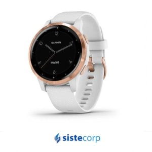 SMARTWATCH GARMIN VIVOACTIVE 4S, GPS, WIFI, WHITE/ROSE GOLD, WW (010-02172-22) - Imagen 3