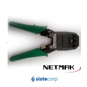 PINZA CRIMPEADORA NM-R02 RJ45 RJ11 NETMAK - Imagen 1