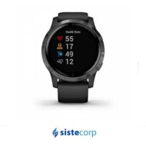 SMARTWATCH GARMIN VIVOACTIVE 4 STAINLESS BLACK (010-02174-11) - Imagen 1