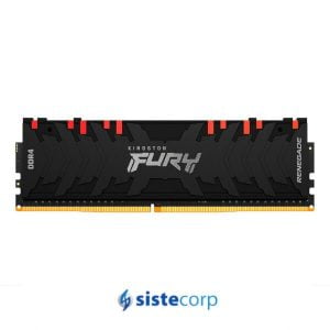 MEMORIA DDR4 8GB KINGSTON 3200MHZ CL16 FURY RENEGADE RGB (KF432C16RBA/8) - Imagen 1